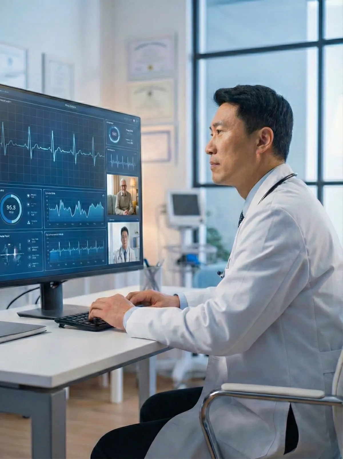 Professional Doctor Holter ECG Monitoring Report Online Review Service
